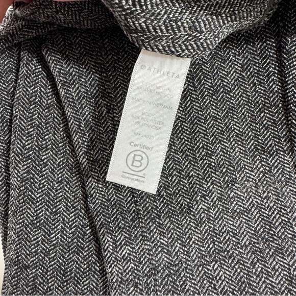 Athleta Delancey Herringbone Tight Legging Black White - Picture 5 of 8